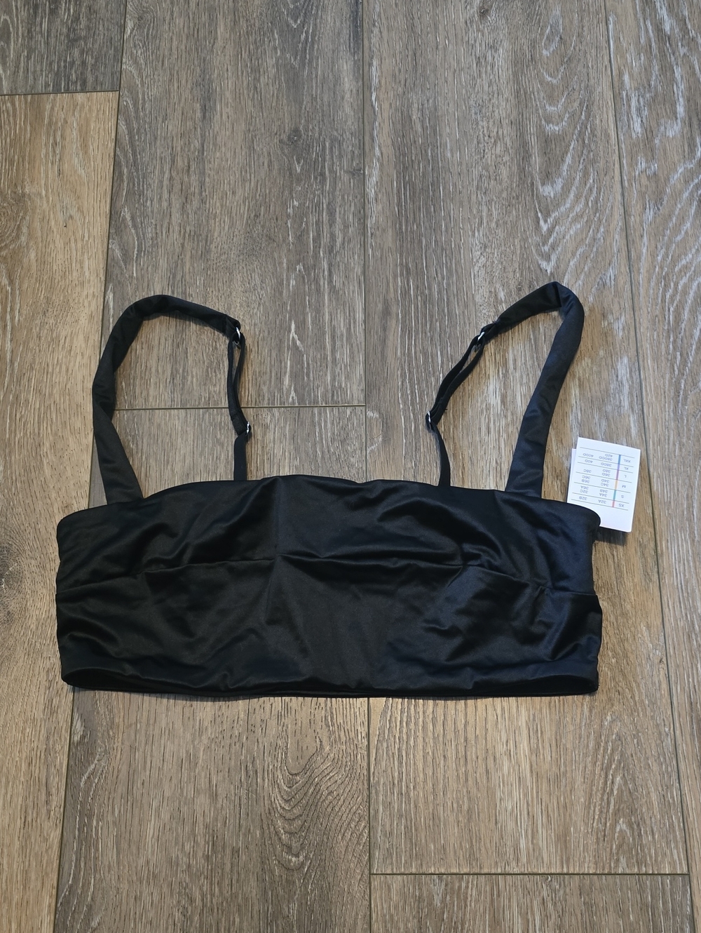 Auden Women's Medium Satin Unlined Wire Free Square Neck Bralette New w/ Tags!